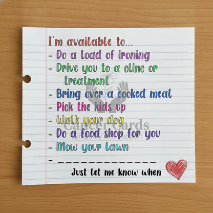 Available to help